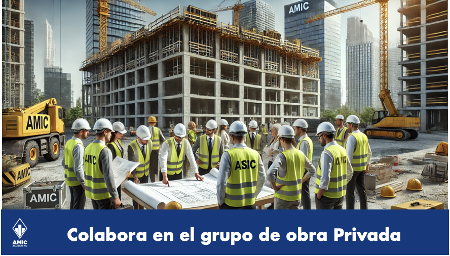 Colabiora en el grupo de obra privada AMIC